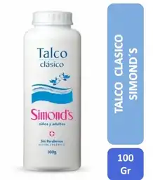 Simonds Talco Clásico Niños y Adultos