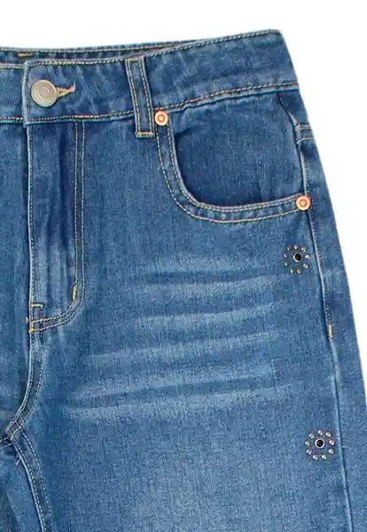 Jean Junior Palazzo Liberty 375 Niña Azul Talla 10 Años Ficcus