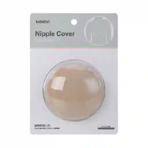 Miniso Brasier Adhesivo Invisible Flor Natural 8 cm