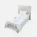 Funda Plumón Algodón Kids Reversible Ballet 1 Plaza Rosen