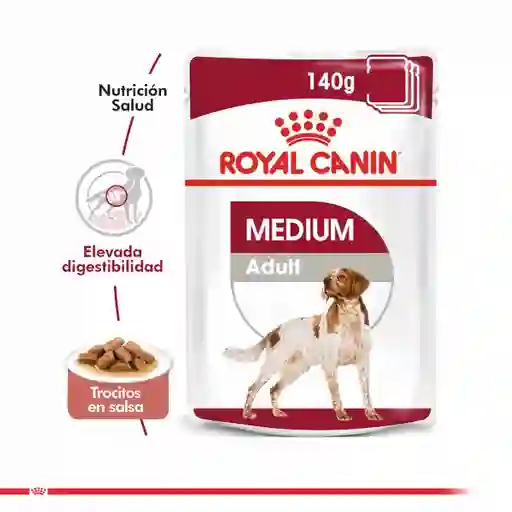 Royal Canin Alimento Para Perro Húmedo Adulto Medium Adult