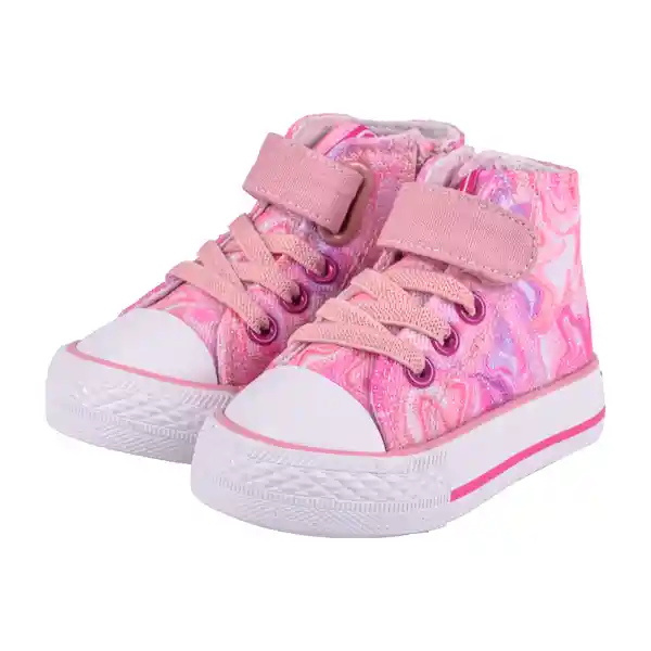 Zapatillas Bebe Niña Rosado Pillin 27