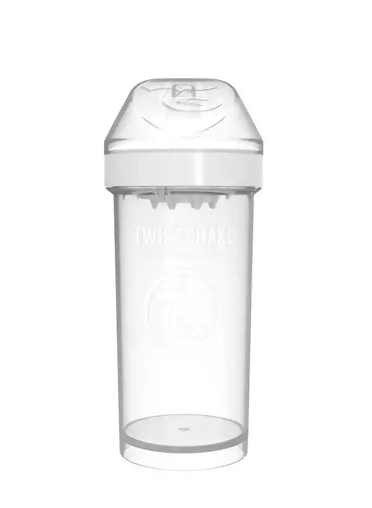 Twistshake Vaso Kid Cup 12+M Blanco Capacidad 360 mL