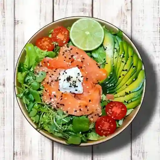 Ensalada Salmón Ahumado