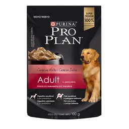 Pro Plan Alimento para Perro Adulto Húmedo Carne en Salsa