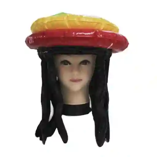 Peluca Inflable Rasta