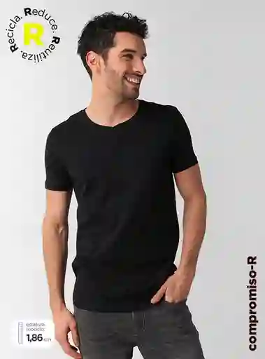 Index Polera Manga Corta Henny Ttemp Negro M