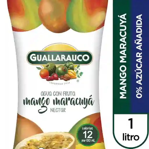 Guallarauco Agua Mango Maracuya 1 Lt