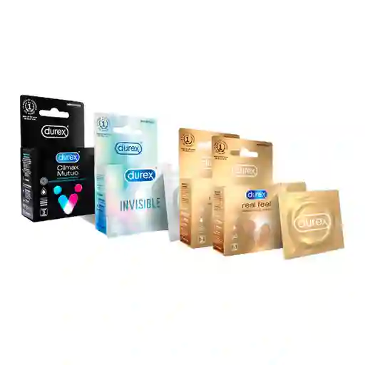 Combo Durex Preservativos - Condones Climax Mutuo + Durex