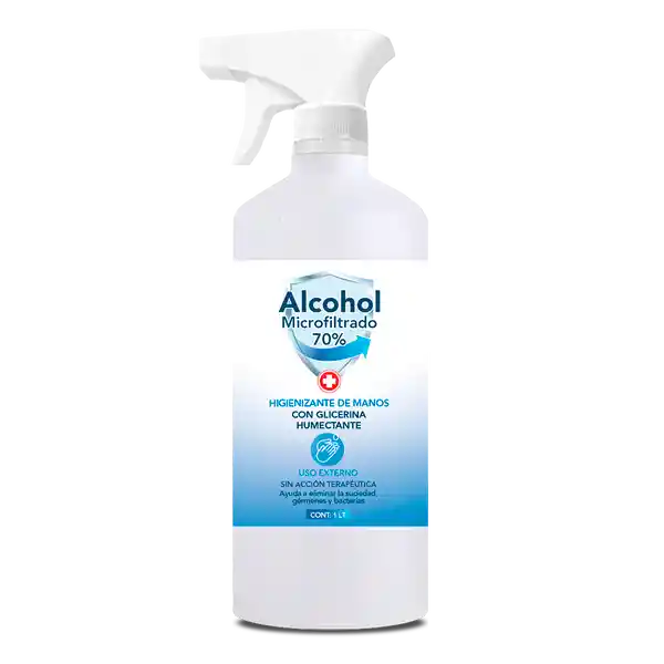 Recetario Alcohol 70 Spray Gatillo