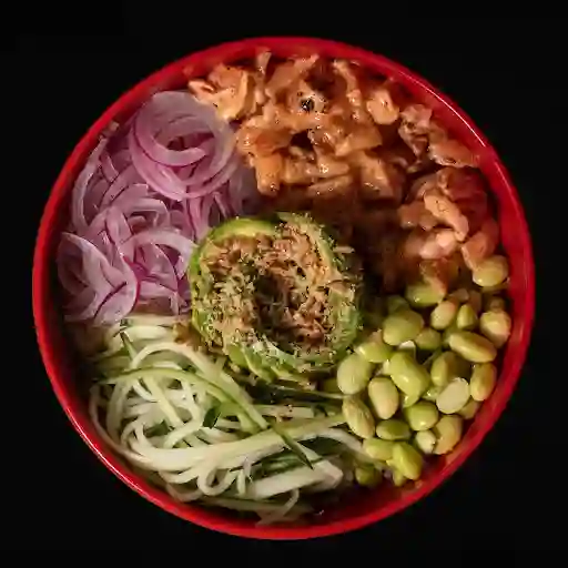 Poke De Salmón Flambeado