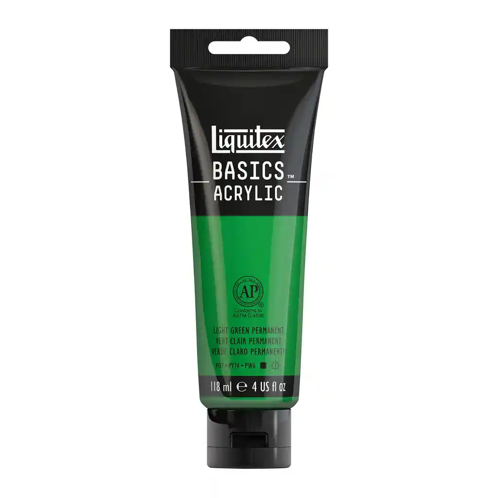 Liquitex Acrilico BASICS 118 ml 312 Verde Claro Permanente