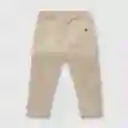 Pantalón de Bebé Niño Clásico Twill Sand Talla 9/12M Colloky