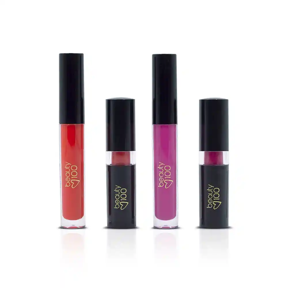 Set Labiales Gloss Matte X4