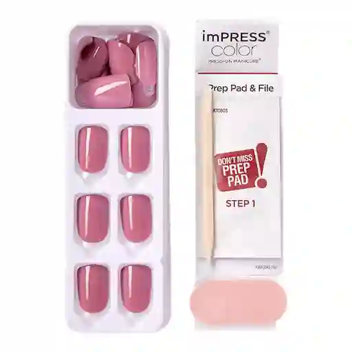 Impress Uñas Postizas Color Petal Pink