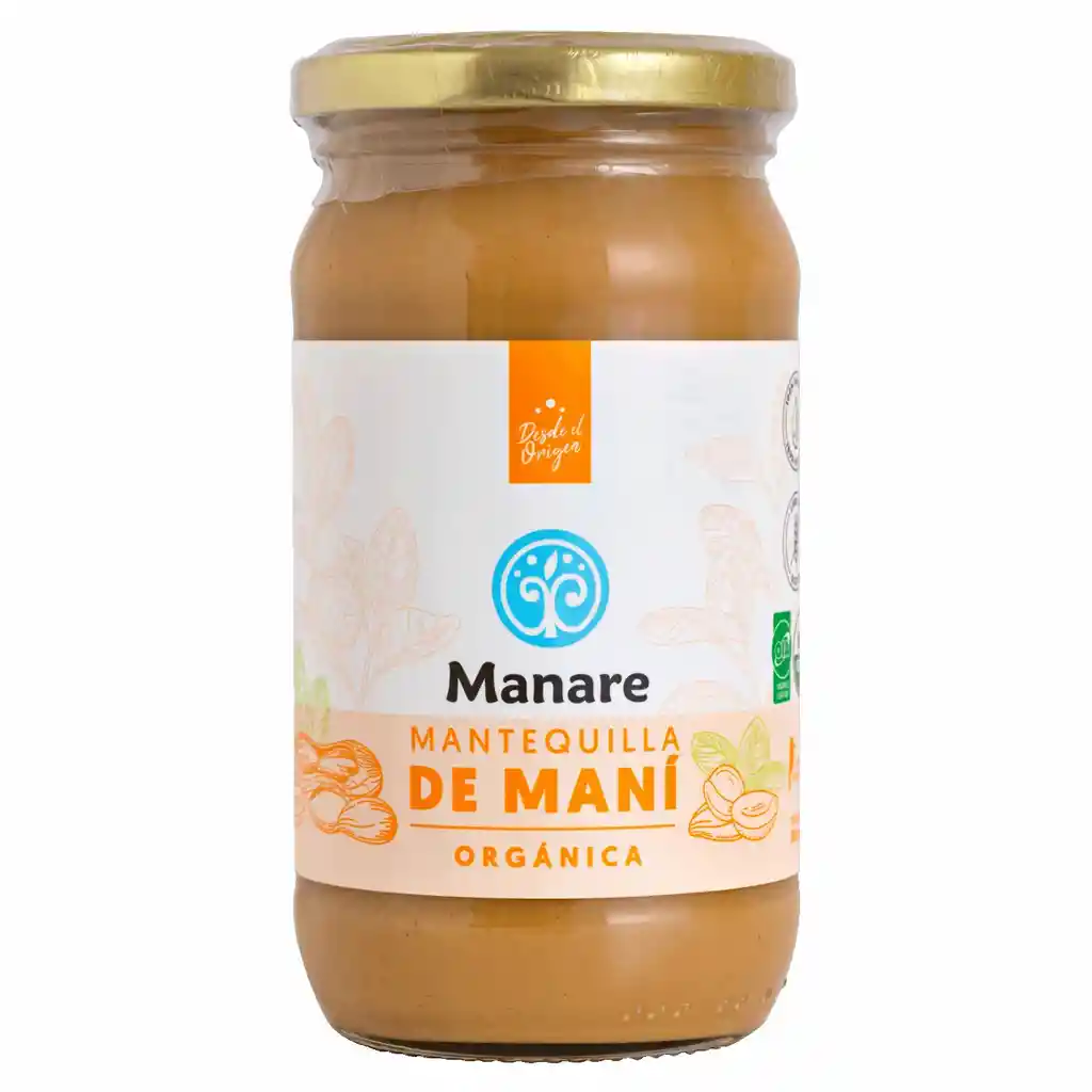 Manare Mantequilla de Maní Orgánica