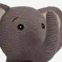 Cojín Muñeco Tejido Elefante Rosen