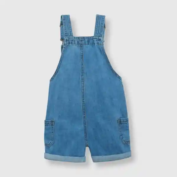 Jardinera Mezclilla Light Niño Denim Talla 18/24M Colloky