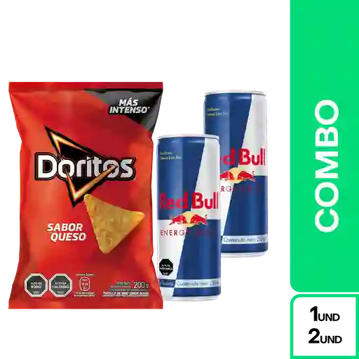 Combo Doritos Queso + Red Bull 250 cc 2 Und
