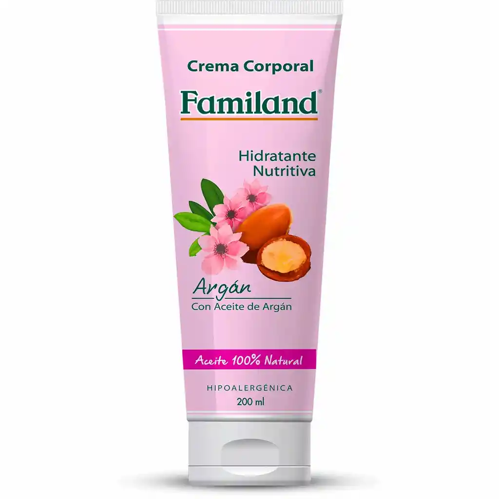 Familand Crema Corporal Hidratante Nutritiva Con aceite de Argán