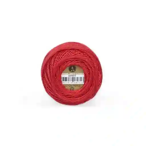 Cottón Perlé 10gr - Rojo Fuego 077 10 Gr