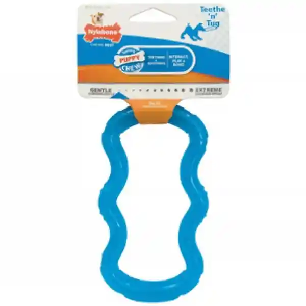 Nylabone Juguete Puppy Chew Masticable Aro Texturizado Cachorro