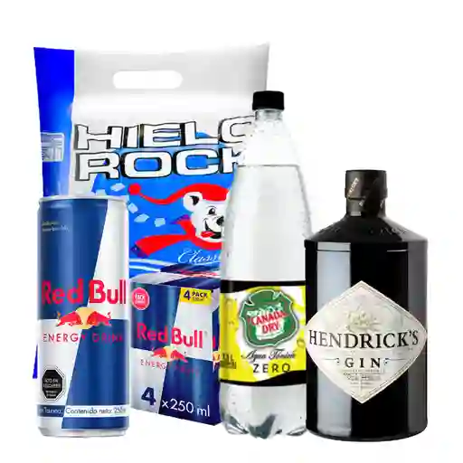 Combo Gin Hendrick's Red Bull Tonic