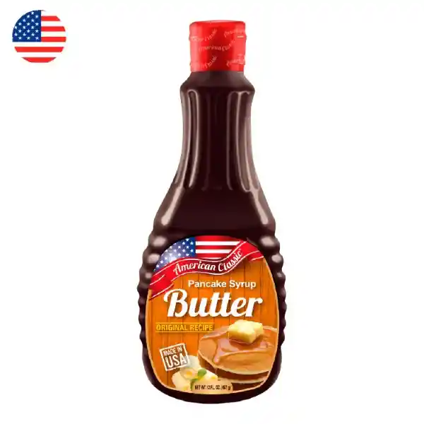 American Classic Syrup Jarabe Para Pancakes Mantequilla