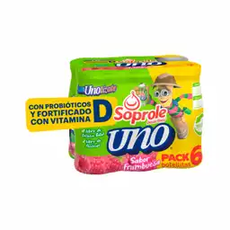 Soprole Probiótico Defensas Sabor Frambuesa