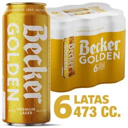 Cerveza Golden Becker Lata.