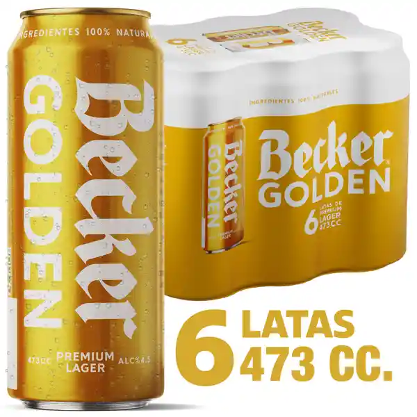 Cerveza Golden Becker Lata.