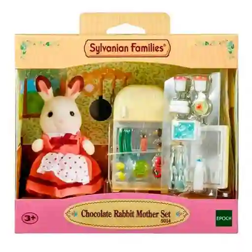 Sylvanian Families Juguete Nevera Teri Conejo Chocolate