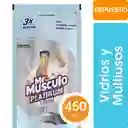 Limpia Vidrios Multiuso Mr. Músculo Doypack Recarga 450 cc