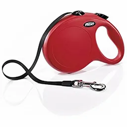Flexi Correa Retráctil New Classic Cinta Red M
