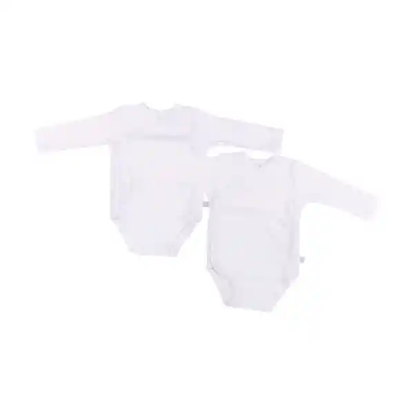 Set 2 Body Pzas Bebe Niña Blanco Pillin 1 M