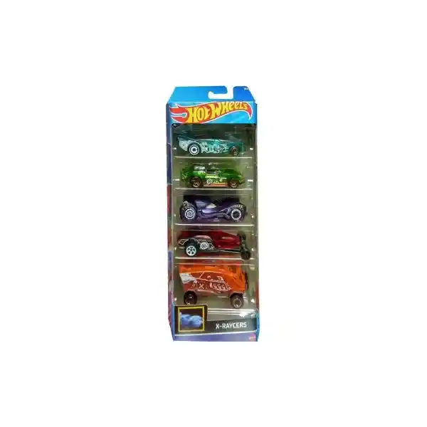 Hot Wheels Juguete Pack de 5 Autos Surtidos