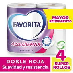 Favorita Papel Higiénico Acolchamax Doble Hoja