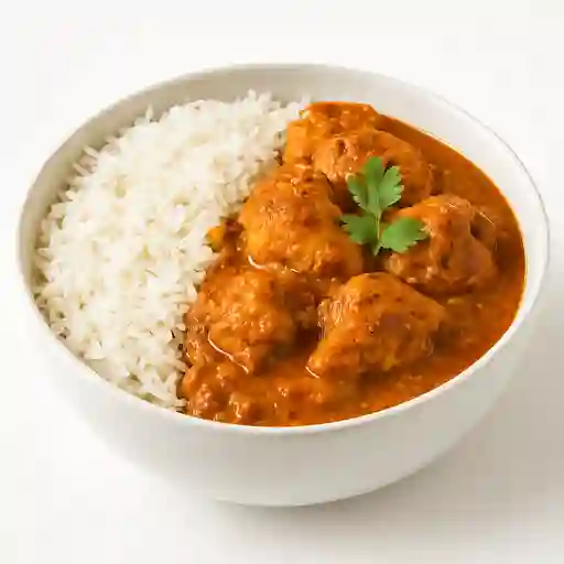 Achari Murgh con Basmati Rice