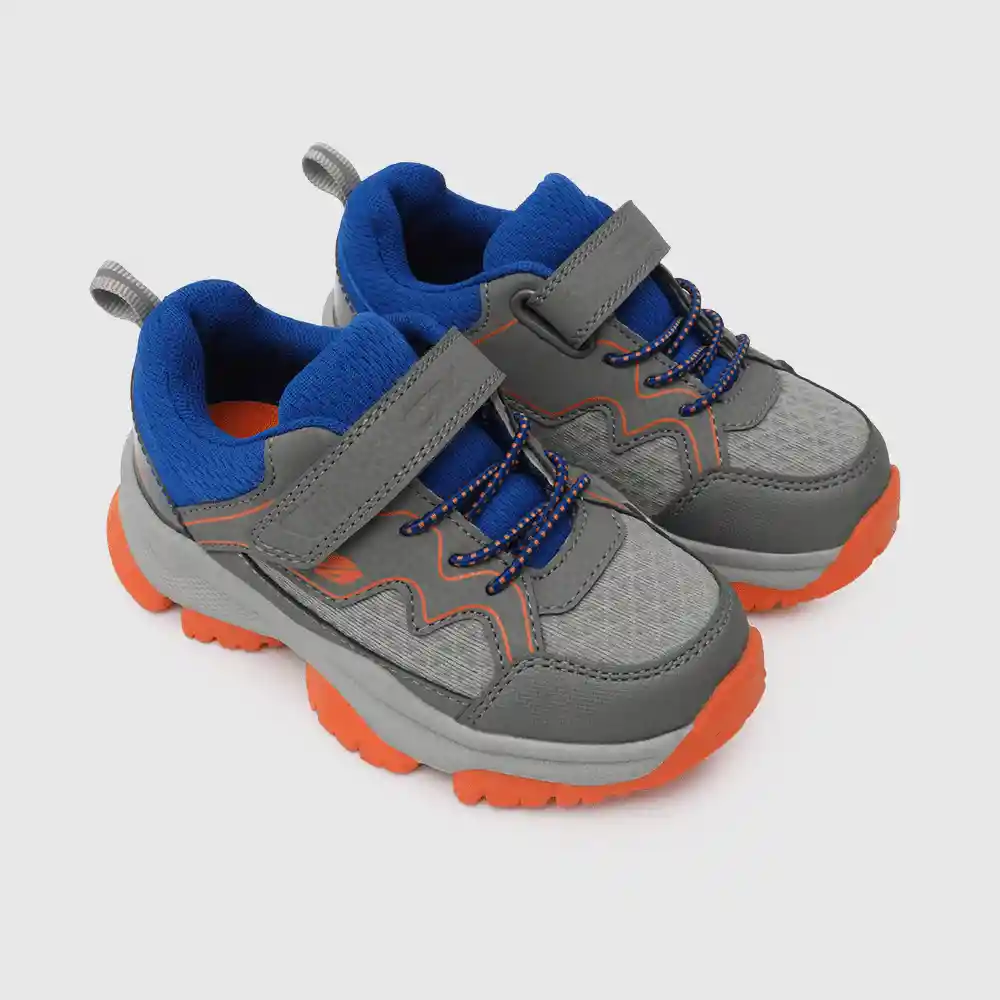 Zapatillas Outdoor De Niño Gris Talla 23