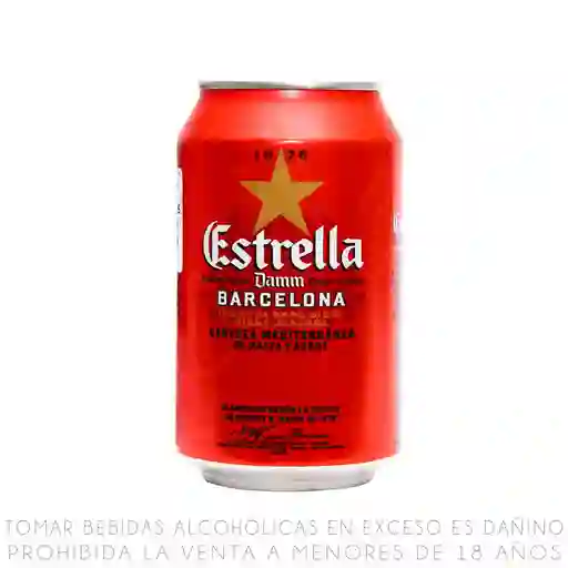 Estrella Damm Cerveza Lata