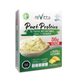 Revitta Puré Proteico Vegano con Ciboulette