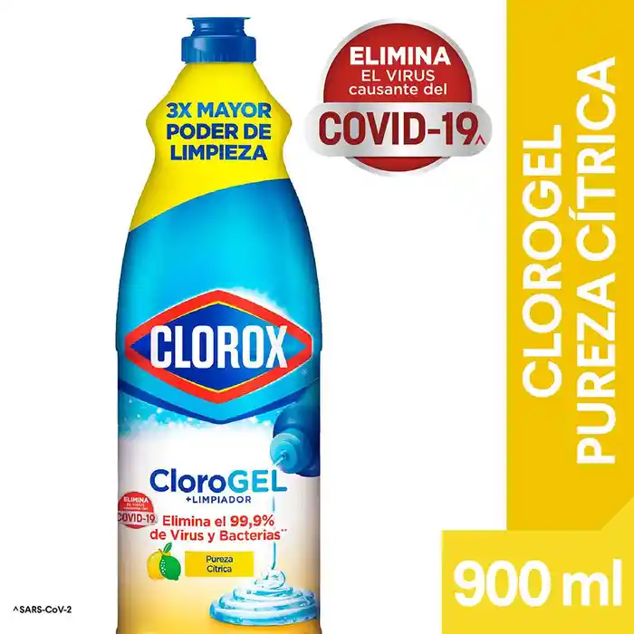 Clorox Cloro en Gel Pureza Cítrica