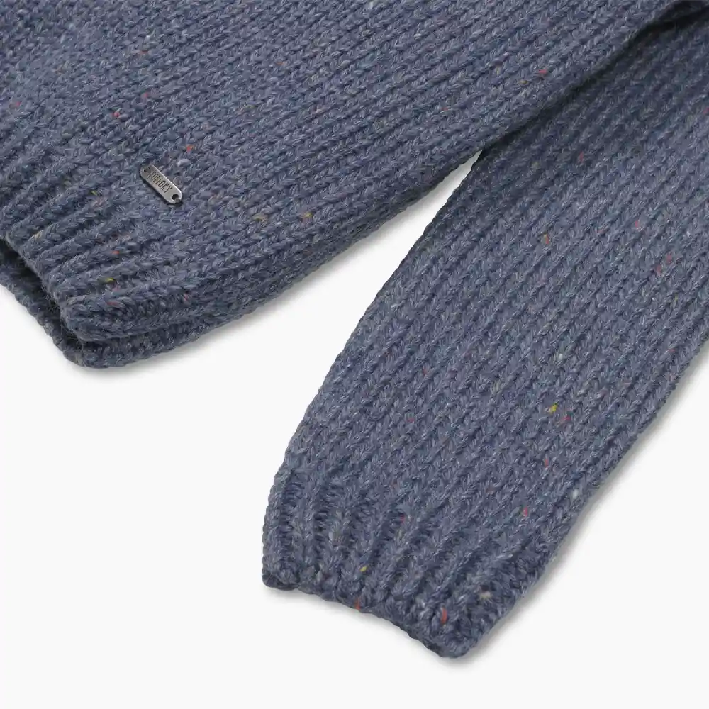 Sweater Alpino De Niño Azul Talla 9/12 Meses