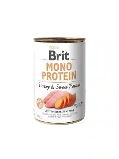 Brit Care Alimento Húmedo Perro Mono Protein Pavo y Papa Dulce