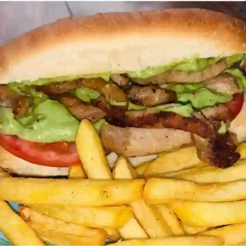 Lomito Italiano con Papas Fritas