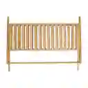 Zapatero Organizador Plegable Bambú Café Diseño 0001