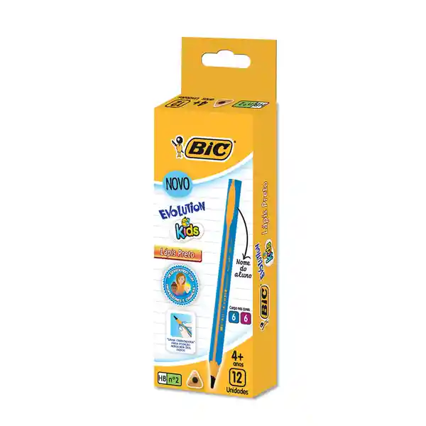 Bic Lápiz Grafito Triangular Jumbo 2HB