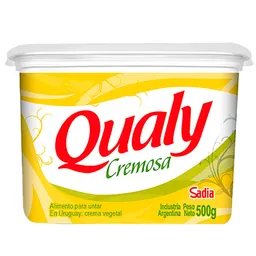 Qualy Margarina Vegetal Con Sal Marca 500 Grs