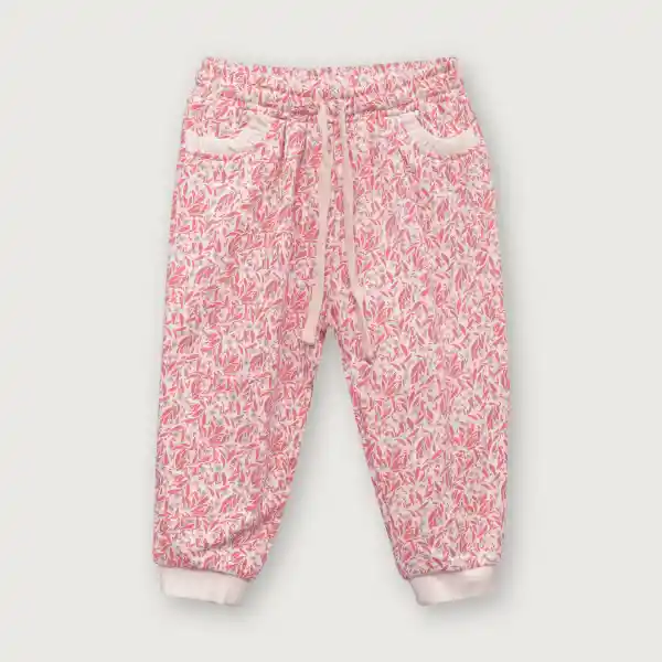 Pantalon Buzo Niña Print Frutilla Talla 9M Opaline