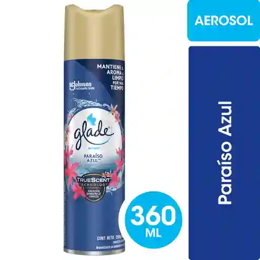 Desodorante Ambiental Glade Aerosol Paraíso Azul 360ml